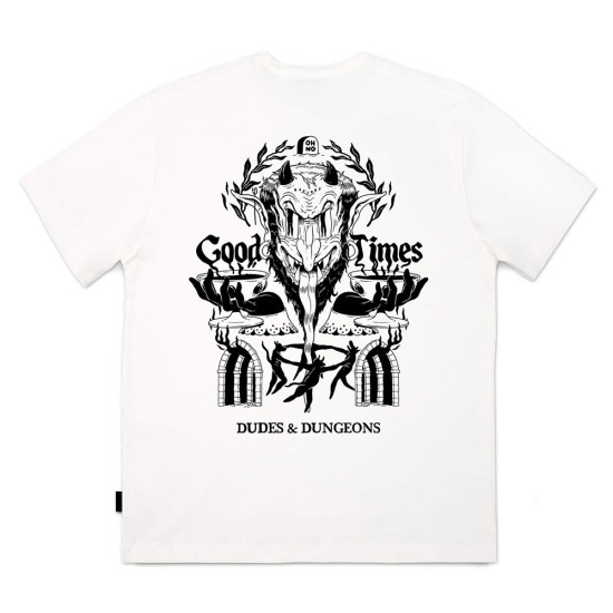 THE DUDES GOOD TIMES SEASONAL T-SHIRT WHITE